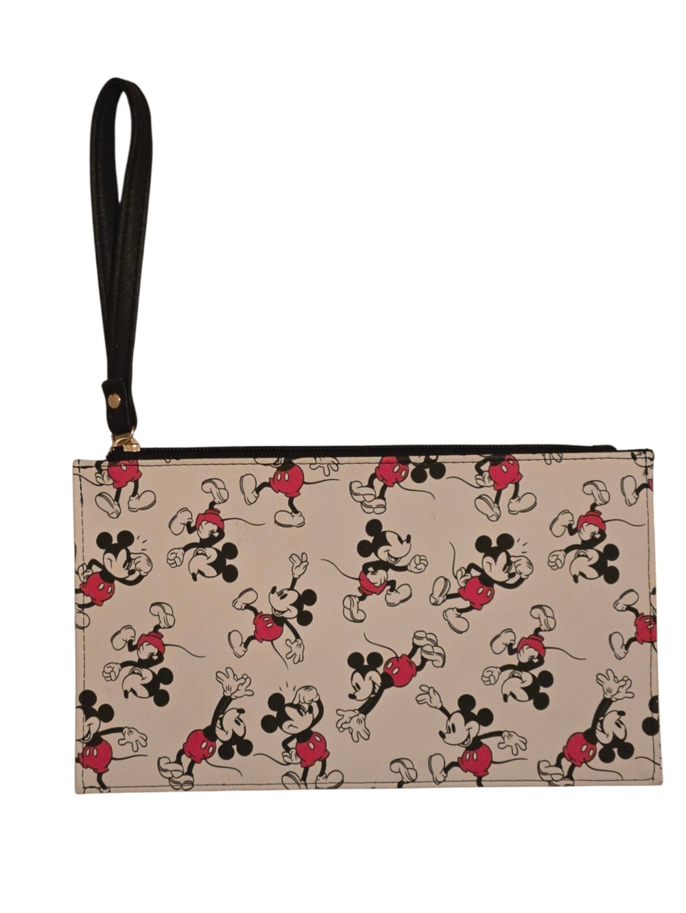 Disney Mickey Mouse Wristlet Clutch 10 x 6 New Without Tag NWOT